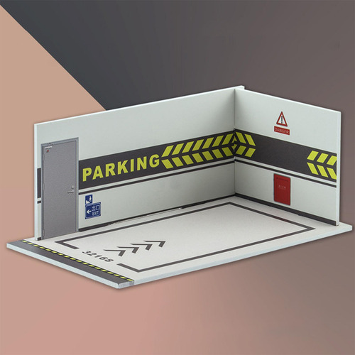Pantalla De Escena De Coche De Garaje De Coche 32168 Blanco