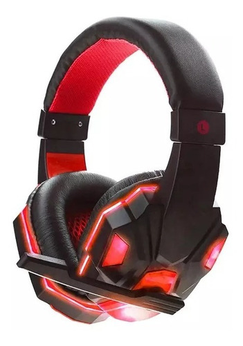 Audifonos Gamer, Gaming Con Microfono Y Luz Led.