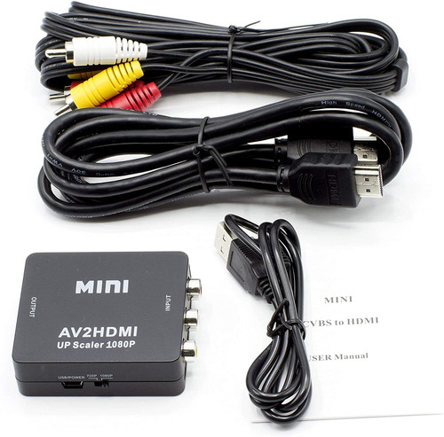 Convertidor De Rca A Hdmi (convertidor De Analogico A Dig...