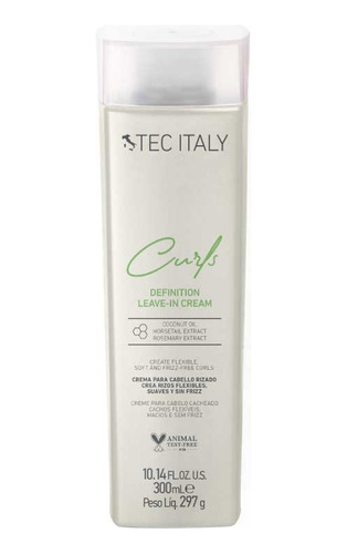 Tec Italy Curls Leave In Cream 300 Ml