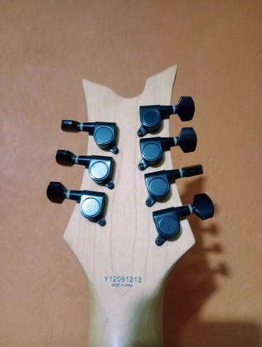 Guitarra 7 Cuerdas Dean Vendetta 1.7 Diestro Negro Palo De Rosa (Usado)