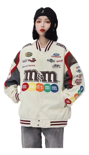 Uniforme De Béisbol Pareja Bordado Suelto M&m Trend Jack [u]