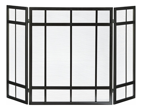 Pleasant Hearth Mission Style 3-panel Fireplace Screen