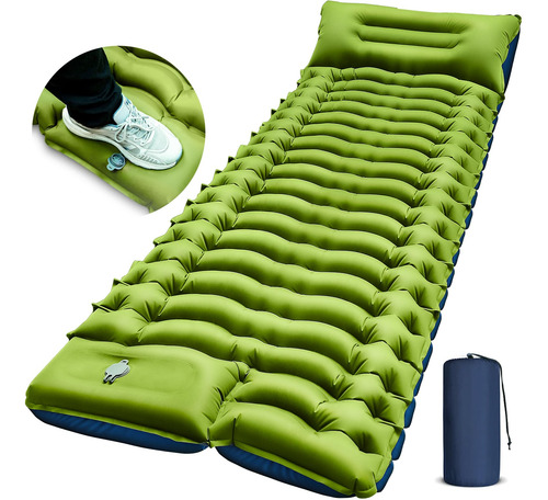 Yuzonc Colchoneta De Dormir Ultraligera Con Almohada Con
