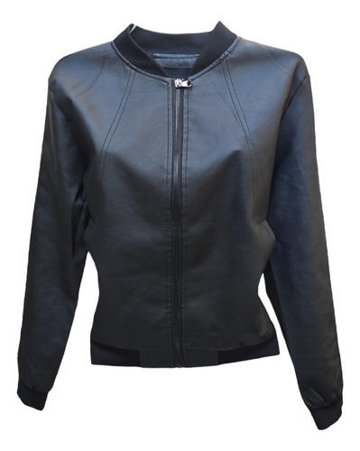 Chamarra Chaqueta Vinipiel Moda Mujer Casual + Regalo