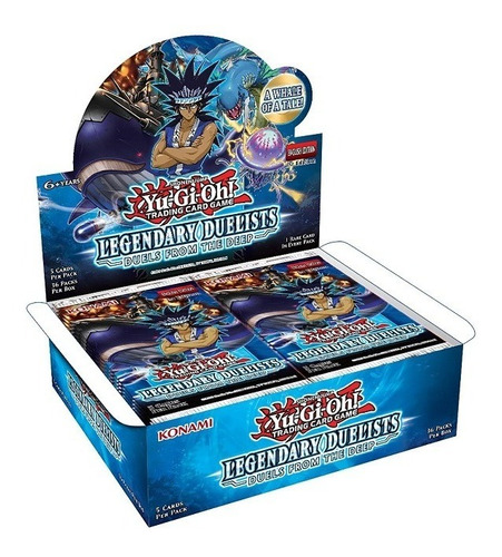 Caja 36 Sobres Yugioh Tcg Legendary - Duels From The Deep