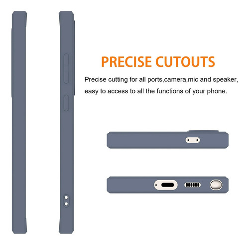 Funda Protectora De Silicona A Prueba De Golpes Para Samsung Galaxy S23 Ultra S23fe Plus