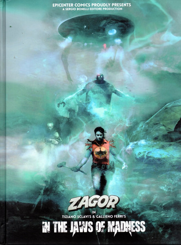 Zagor In The Jaws Of Madness - 542 Páginas Em Inglês - Editora Epicenter Comics - Formato 22 X 28,5 - Capa Dura - 2019 - Bonellihq Cx378 Dez23