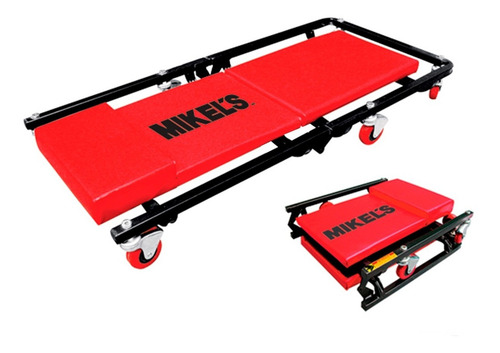 Cama Plegable Para Mecánico Mikels Cm-4 Capacidad 130 Kg