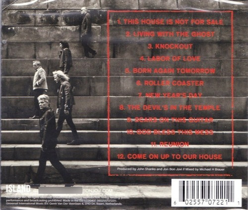 Bon Jovi This House Is Not For Sale Cd Importado