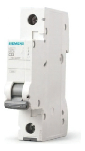 Disjuntor Monopolar Siemens Curva B 32a - 5sl1 132-6mb