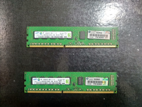 Imagem 1 de 2 de Memória 4gb 2rx8 Pc3 - 12800e