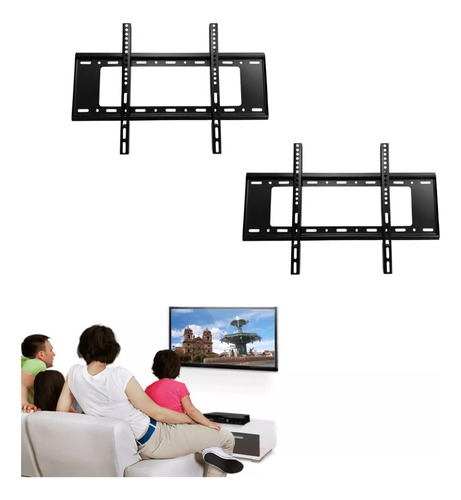 2pz Soporte Tv Pantallas Vesa 40 A 80 Pulgadas Fijo - T3564