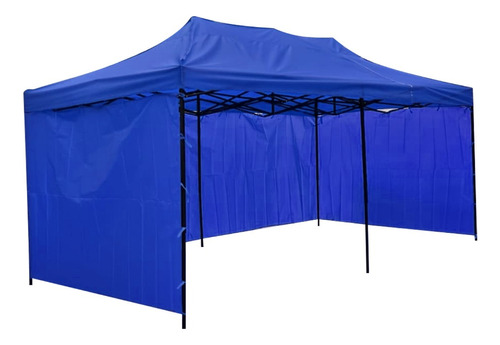 Carpa Toldo Plegable Con Cortina De 6x3 M