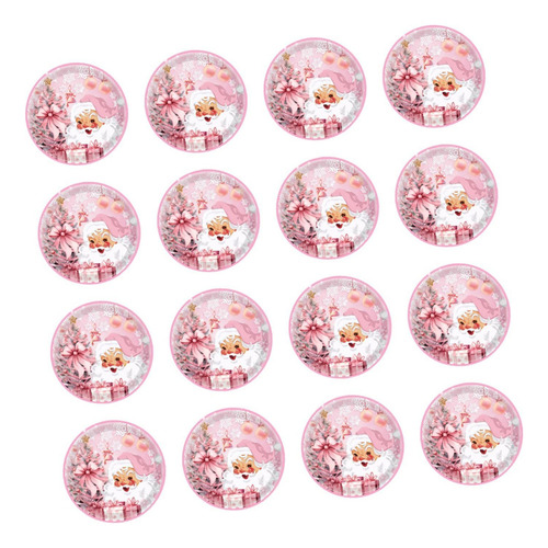 . 16 Platos Para Fiesta Navidad, Accesorio 7 Pulgadas