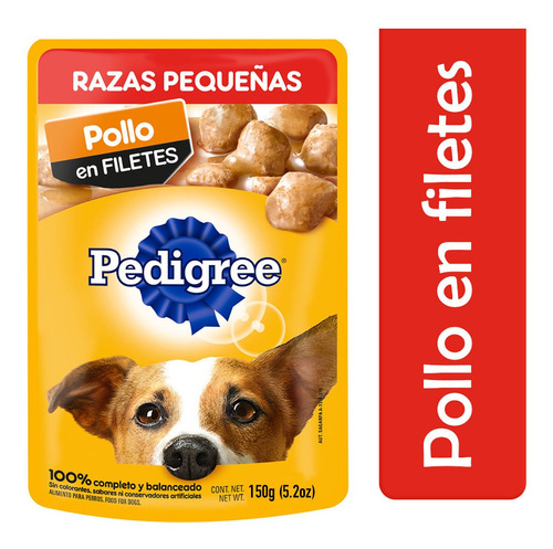 Alimento Pedigree Perro Adulto Raza Pequeña Sobre Pollo 150g