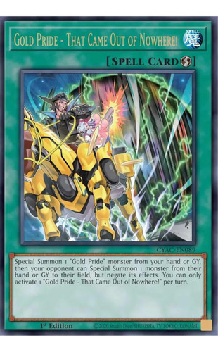 Yugioh! Gold Pride - That Came Out Of Nowhere!