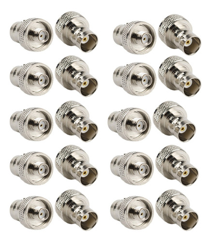 Adaptador Sma Hembra A Bnc Hembra, 20 Unidades, Para Bidirec