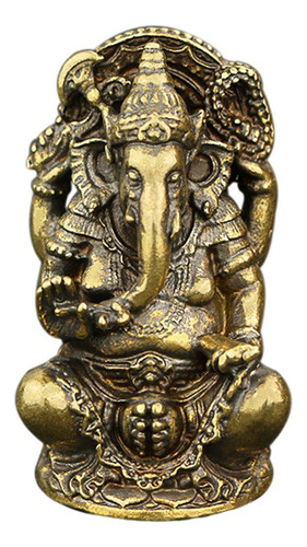 Estatua De Cobre De Lord Ganesha, Elefante Hindú, Estatua