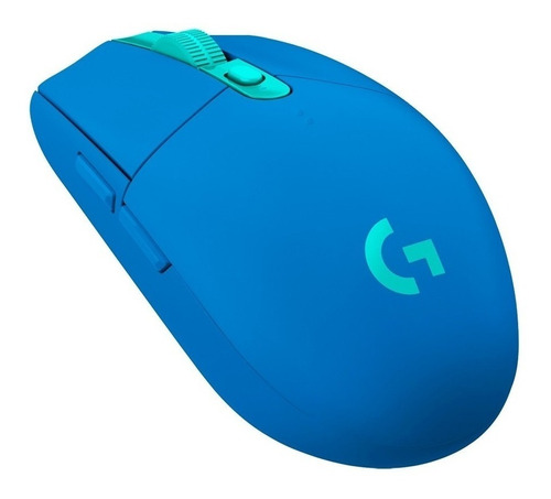 Imagen 1 de 3 de Mouse gamer inalámbrico Logitech  Serie G Lightspeed G305 blue