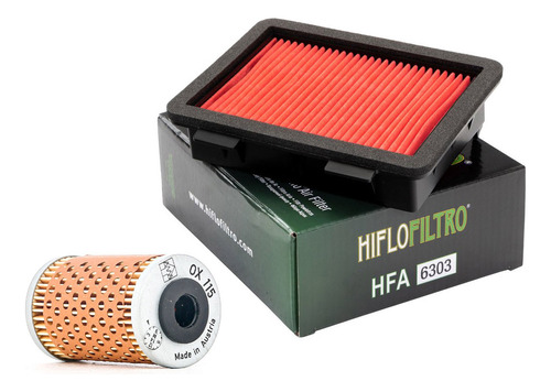 Kit Filtros Aire Aceite » Husqvarna Svartpilen 200 / 401