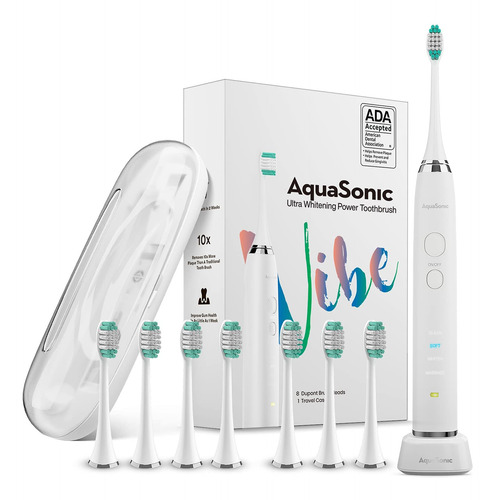 Aquasonic Vibe Series Ultra Whiteening Toothbrush Ada Accept