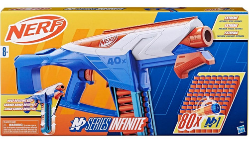 Nerf N Series Lanzador Infinite 80 Dardos Nerf N1 Multicolor N Series Infinite