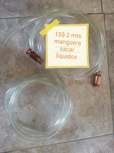 Mangera Sifón Trasegar Gasolina Bidón