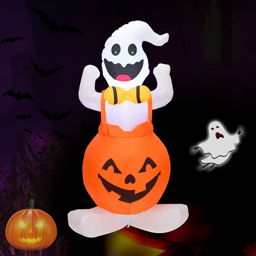 Halloween De Calabazas De Inflable De Fantasma, 1.2m