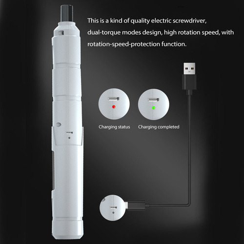 Xing Destornillador Eléctrico Recargable Usb Inalámbrico