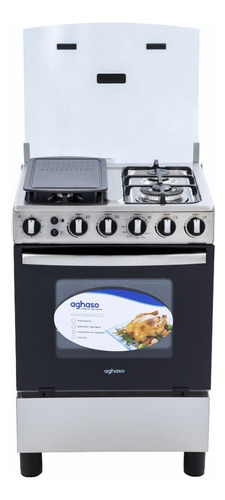 Cocina Aghaso Gas/eléctrica Premium 4 Hornallas 4 Discos A