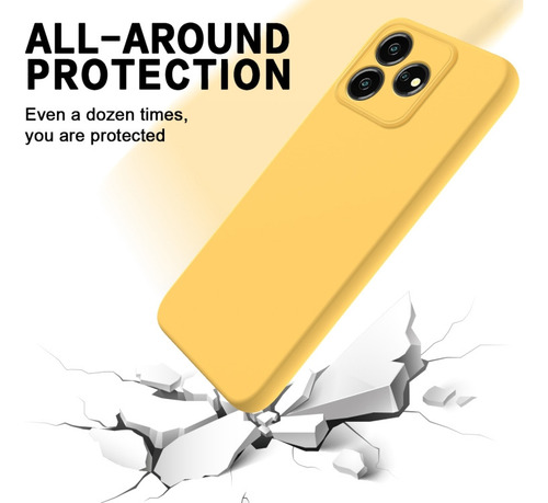 Funda De Silicona Líquida Para Zte Axon 50 Lite