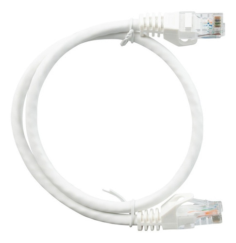 Patch Cord Cable Parcheo Red Utp Cat 6 0.5 Mts Blanco