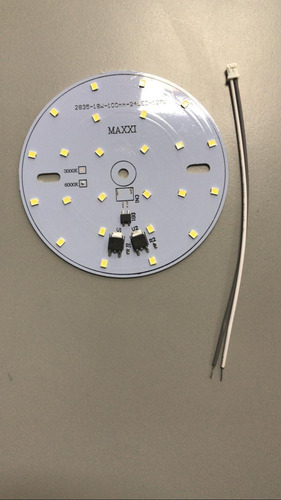 Imagen 5 de 6 de Disco Led Repuesto Foco 18w Para Abanicos Y Lámparas Calido