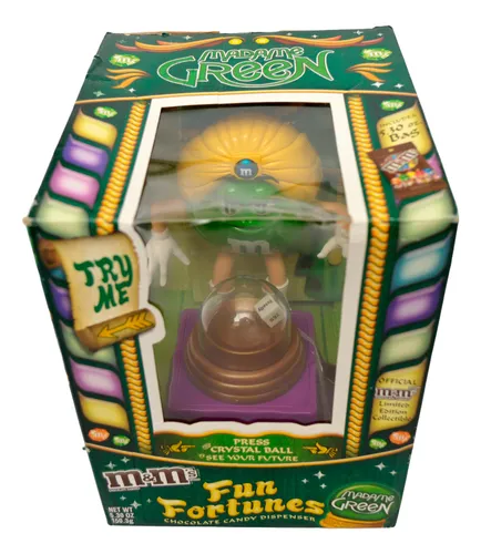M&M's Madame Green Character Fun Fortunes Candy Dispenser
