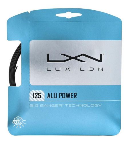 Corda Wilson Luxilon Alu Power Black 16l 1.25mm Pr
