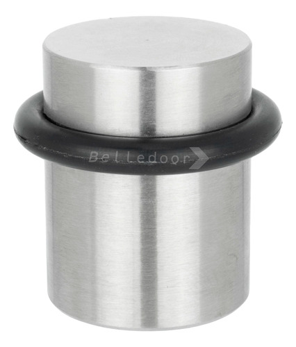 Kit 4 Batedor De Porta 4cm Inox Com Borracha Fixado Chão