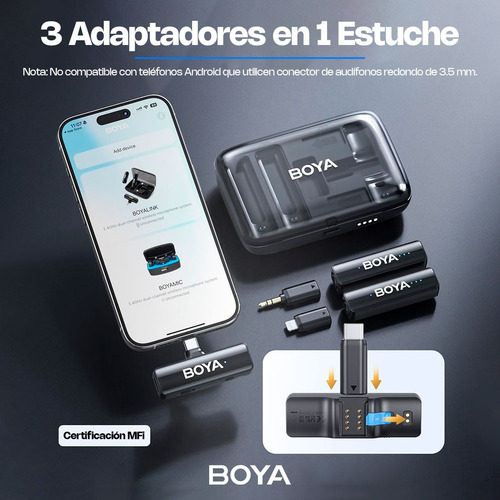 Micrófono Inalámbrico Para Celular Boyalink V2 Profesional