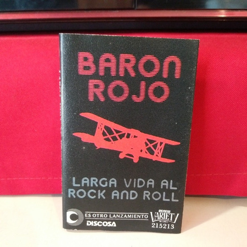 Baron Rojo Larga Vida Al Rock And Roll Casete