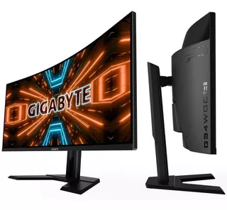 Monitor gamer curvo Gigabyte G34WQC A LCD 34" negro 100V/240V