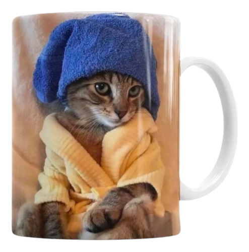 Mug Taza Pocillo Café Té Gato Tierno Colección Regalo  