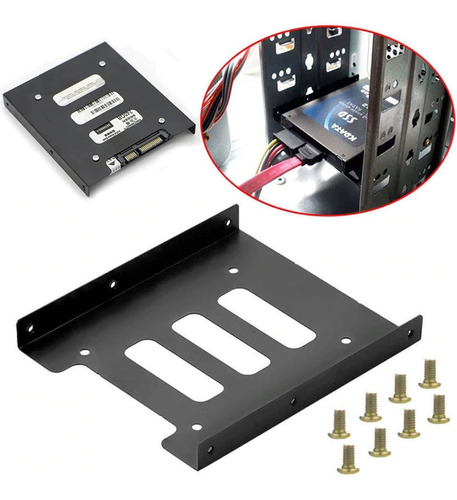 Adaptador Baia Universal Hd Ssd 2.5 Para 3.5 C/ 4 Parafusos