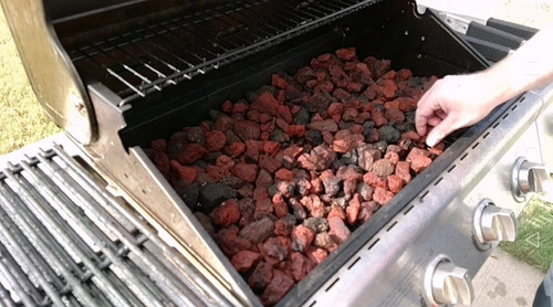 Lava Rock -piedra Para Asador Volcanica - 5 Kg