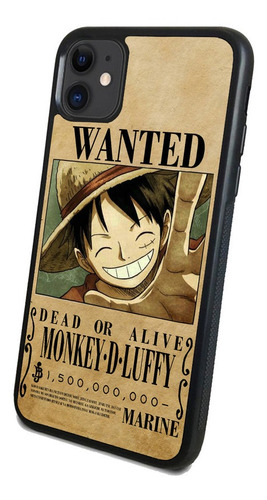 Funda One Piece Cartel Luffy 1.5 B Berry Todos Los Modelos