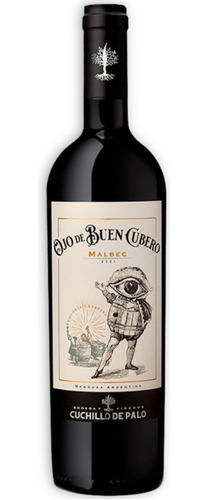 Ojo De Buen Cubero Vino Malbec 750ml Cuchillo De Palo