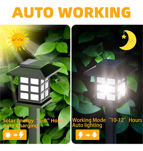 Iluminação Solar Led Kit 6 Un Bomvink Bom-4601 Ip65 Externo