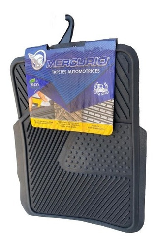 Tapete Automotriz Negro Mercurio 2 Piezas