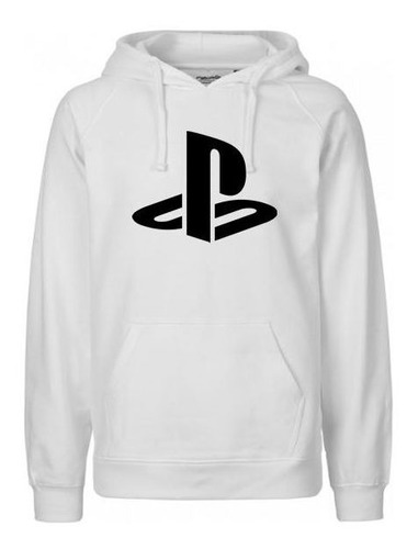 Sudadera Playstation Logo Gamer Hoodie Hombre Mujer