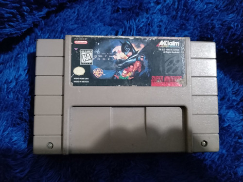 Batman Forever Para Super Nintendo Snes,excelente Titulo