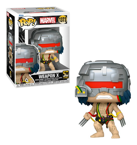 Figura Wolverine Weapon X 50 Aniv #1373 Funko Pop! Comics